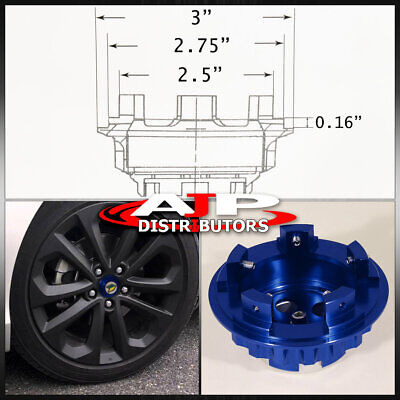 (4 Pieces) Universal 2.5 Racing Sport Wheel Hub Center Yyo