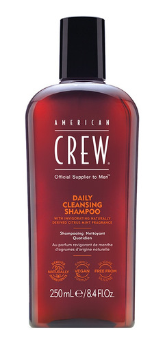 Shampoo Uso Diario American Crew Daily Cleansing 250 Ml