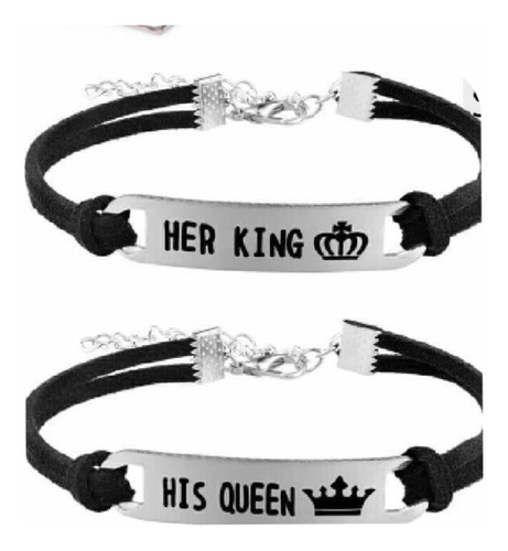 Sst Pulseras Novios His Queen Her King Su Rey Y Su Reyna