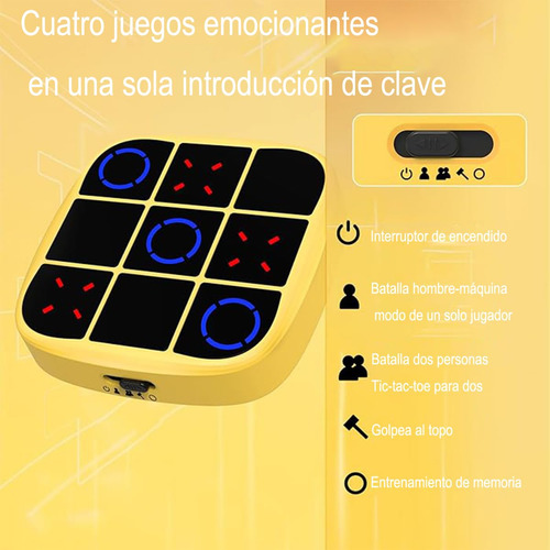 Juego Electrónico Portátil 4 En 1, Consola De Juegos