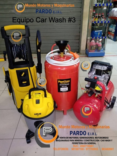 Imagen 4 de 6 de Equipo Car-wash #3 - Alta Presión - Portátil