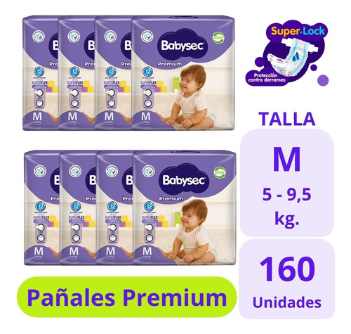 Babysec Premium Talla M 8x20uds