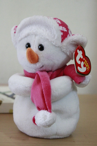 Peluche Muñeco De Nieve Ty  Usa  Ms.snow 16cm Ca(60)