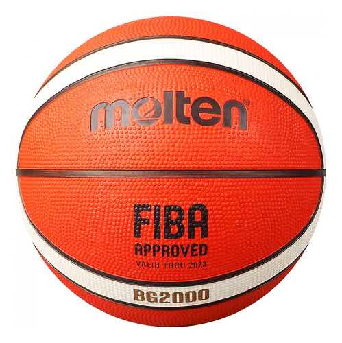 Pelota Basketball Molten Cuero N6 Oficial Profesional El Rey