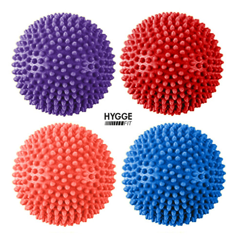 Imagen 8 de 10 de Kit X4 Mini Bosu Semiesfera Propiocepción Con Pinches Gym