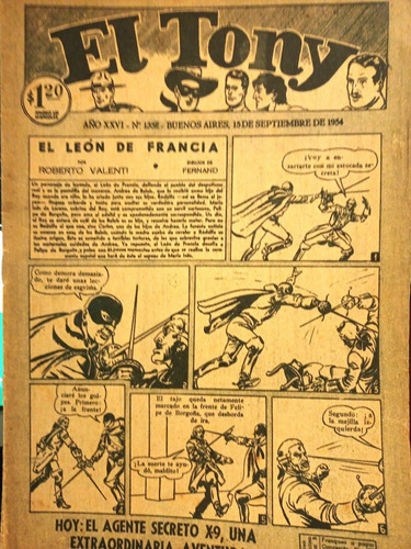 El Leon De Francia Lote De 10 Revistas El Tony Semanal