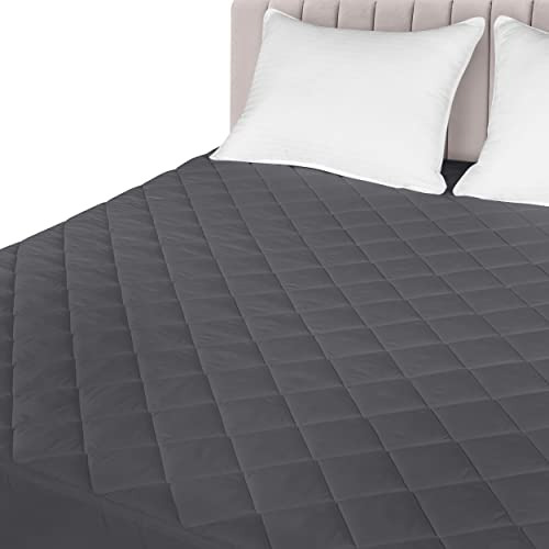 Protector Para Colchon Ajustable Tamaño Queen Color Gris Gris Geométrico Queen