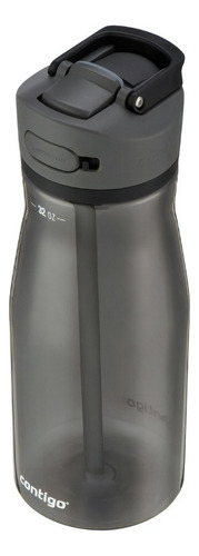 Botella Plástica Ashland 2.0 Contigo® Clip En Asa, 940ml Color Licorice