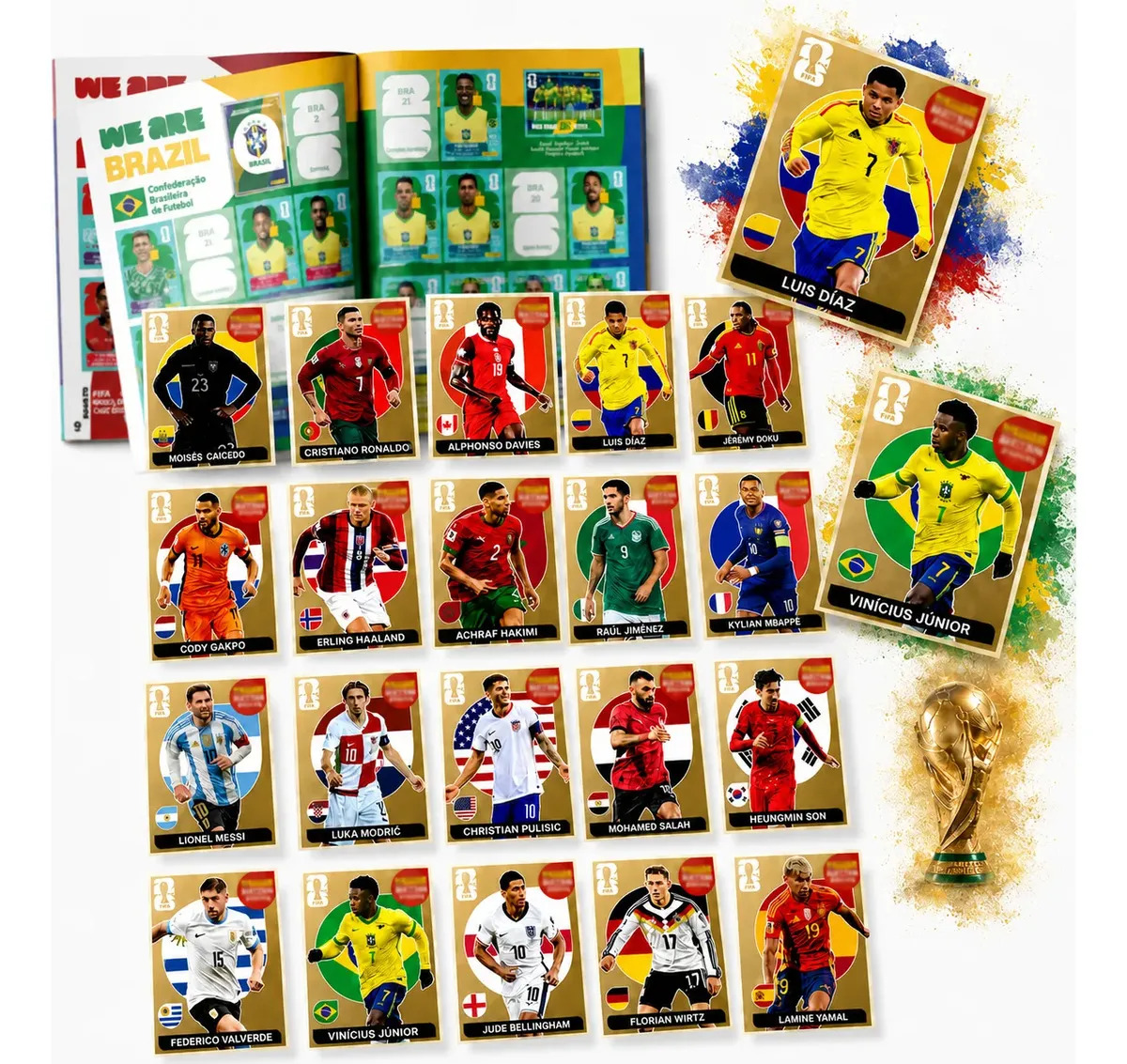 Figura Extra Bronce Copa Mundial 2026 Panini 1 Unidad Extra Bronce Luis Díaz