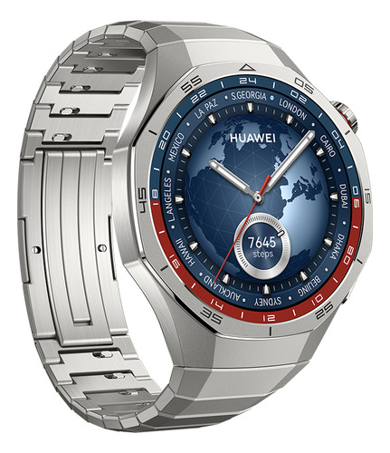 Smartwatch HUAWEI Watch GT 5 Pro 46mm, Reloj inteligente Silueta con Diseño Sofisticado, Deportes de Alto Nivel, Seguimiento de Salud, ECG, 14 Días de Duración, GPS, Llamada, iOS y Android, Titanio