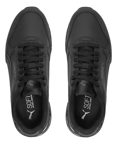 Tenis Puma St Runner V4 Leather Juveniles Jr. Casual Originales