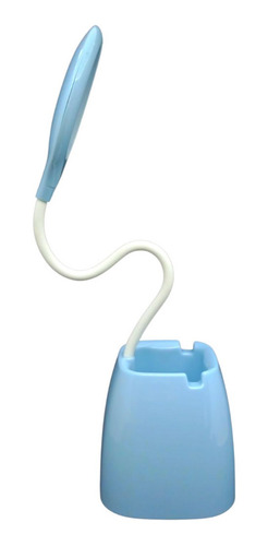 Lampara Led Escritorio Recargable / Porta Lapicero Y Celular