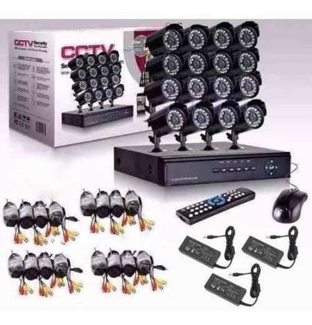 Kit 16 Camaras De Seguridad Dvr 1080p Cctv *soy Tienda*