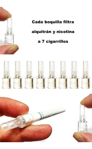 Imagen 2 de 8 de Boquillas Desechables Para Cigarrillos Cigarros Nicotina