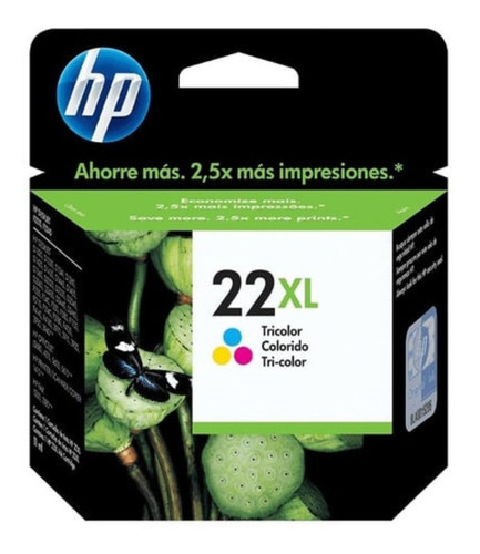 Cartucho Hp 22xl Tricolor Original C9352cl 