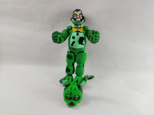 Five Nights Freddys Juguete Spring Bonnie Nigthmare Verde