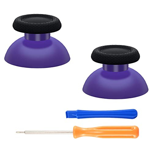 Thumbsticks Para Joystick Ps4 Ps5 Extremerate Violeta-negro