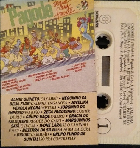 Fita K7 E O Pagode Segue Em Frente (Usado)