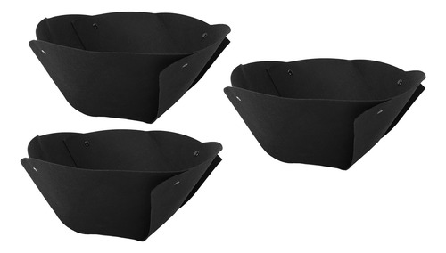 Maceta Circular Semicircular, 3 Unidades
