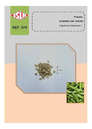 1.250 Sementes De Pimenta De Cheiro Acemira