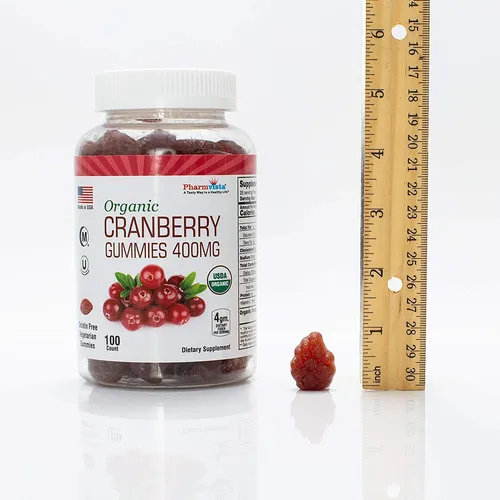 Suplemento De Gomitas De Arándano De Pharmvista, 400 Mg, 90