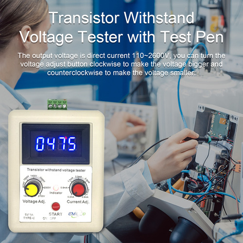 Detector De Voltaje Tester 120 Soportes Igbt V~2700v Portáti