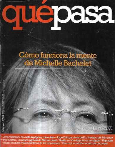 Revista Qué Pasa N° 1795 / 3-09-2005 / Mente Bachelet