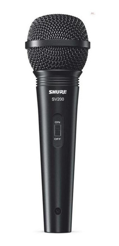 Shure Sv200 Micrófono Vocal Color Negro