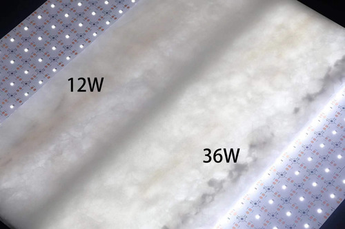 Hoja De Retroiluminación De Led Suave De Minxue 4pcs 12w 600