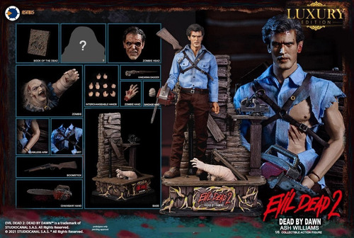 Ash Williams Luxury Edition - Asmus Toys - 1/6 - Evil Dead 2 (Usado)