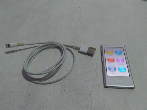 Apple Ipod Nano 7a Generación Md480e Plata 16gb Exc.no Envio Plata (Usado)