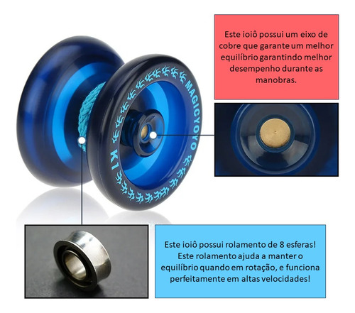 Yoyo Magicyoyo K1 Color Azul