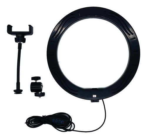 Ring Light Completo Iluminador Portátil 26cm + Tripé 2m Top