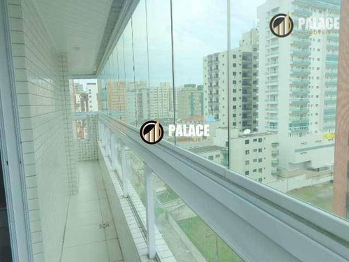 Apartamento Com 2 Dormitórios À Venda, 93 M² Por R$ 420.000,00 - Vila Guilhermina - Praia Grande/sp - Ap1565