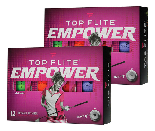 Top Flite Pelota Golf Neon Para Mujer (24 Unidades)