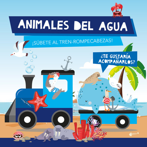Animales De Agua ( Tren Rompecabezas ) (libro Original)