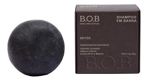 Bob - Shampoo Sólido (barra) - Detox