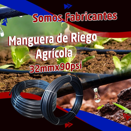Imagen 4 de 5 de Rollos De Manguera Agrícolas 1/2 3/4 1 2 3 4 Pulgadas