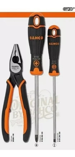 Set Bahco Pinza 180 + 2 Destornilladores + Destapador Regalo