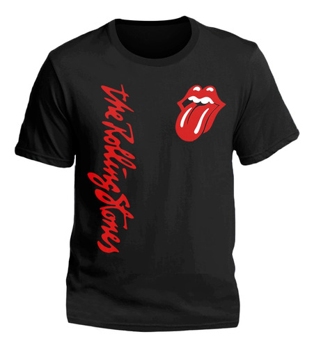 Remera Rolling Stones Mick Jagger Logo Lengua Rock 3