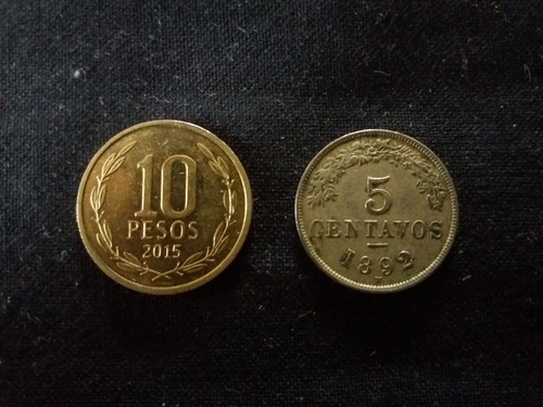 Bolivia 5 Centavos Níquel 1892