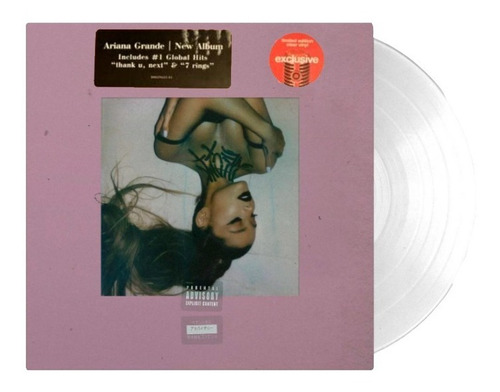 Ariana Grande Thank U, Next Lp Limitado Transparente Vinil