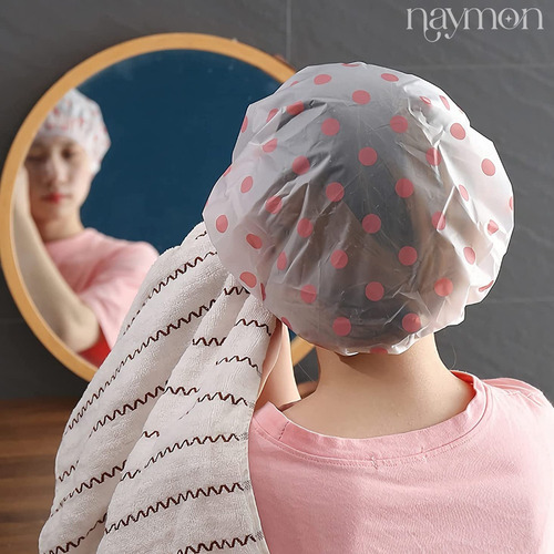 - 3pz Gorro Baño Ducha Impermeable Reutilizable Elastico