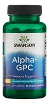 Comprar Alpha Gpc Alfa Swanson 60 Cap 300mg