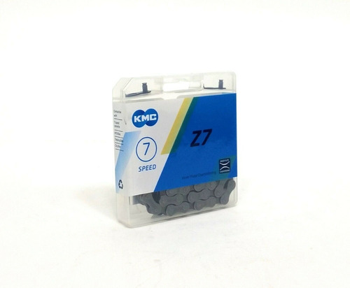 Imagen 3 de 3 de Cadena Kmc Z7 Bicicleta 6/7 Velocidades 1/2 X 3/32 116 Eslab
