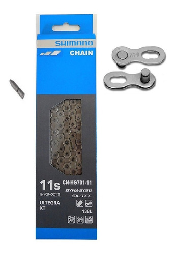 Corrente Shimano Hg701 11v M8000 Ultegra 138 Link+ Powerlink