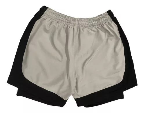 Pantalon Short Deportivo Hombre Con Calza Running - Olivos