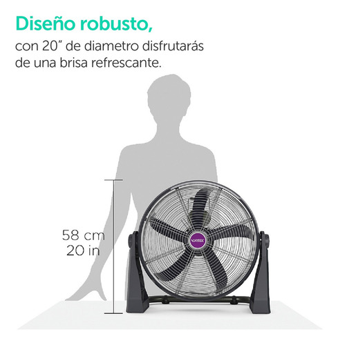 Ventilador de pared y de piso Navia CFV-M020 127V