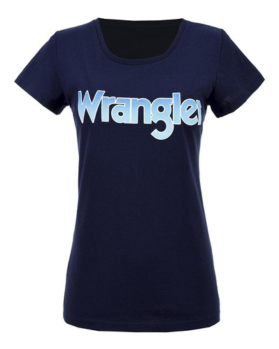 Playera Vaquera Wrangler Manga Corta De Mujer Y11