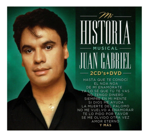 Mi Historia Musical - Juan Gabriel - 2 Discos Cd 's + Dvd